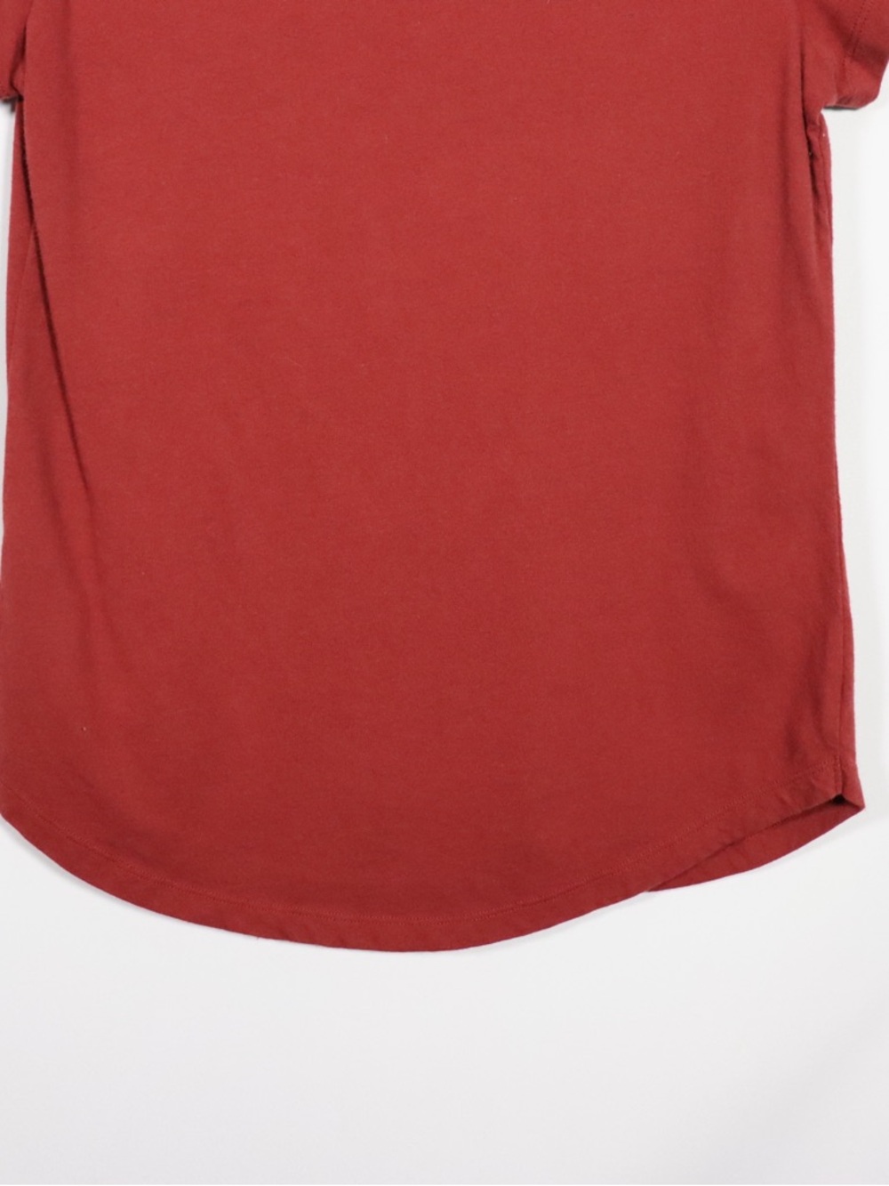 Abercrombie & Fitch Red Fitted Basic Tee Size Small - Picture 8 of 8